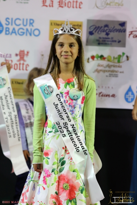 JUNIOR SPETTACOLO 2025 - Miss Spettacolo 